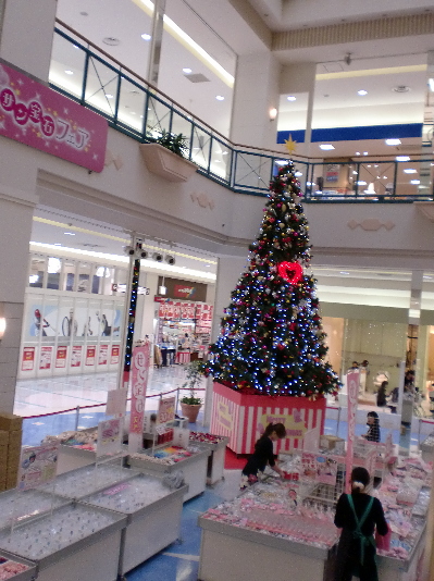 イオン高知のクリスマスツリー